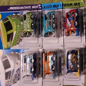 Hot wheels kool kombi set of 6